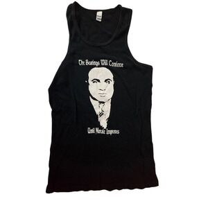 Al‎ Capone "The Beatings Will Continue" Tank Top - Royal Apparel XL Made in USA